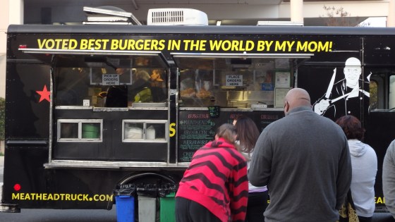 Food truck, 'Off the Grid', East Bay California