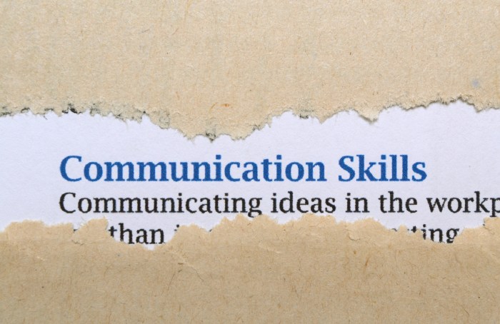 Communication skills