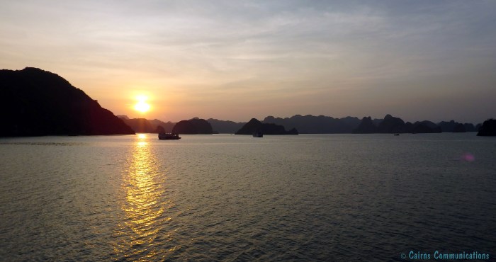 Halong Bay sunset