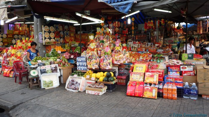 Ho Chi Minh City market stall