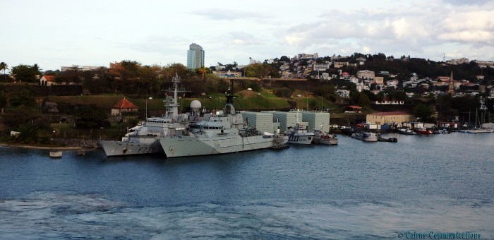 Naval ships in Martinique