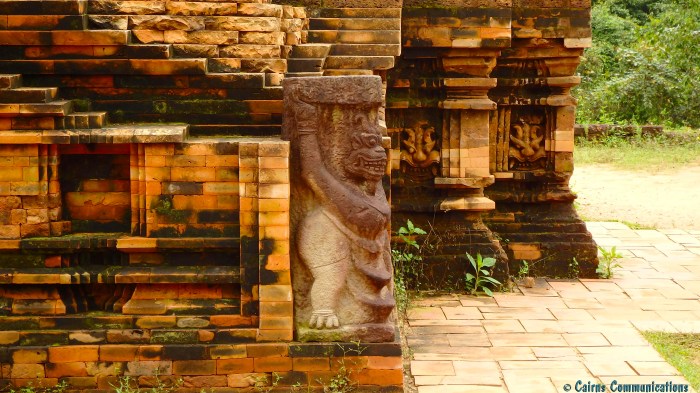 Champa temple detail
