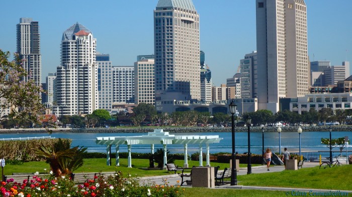 San Diego CBD from Coronado Island